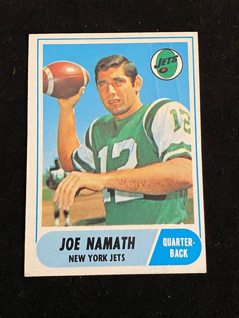 joe namath football card